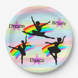 DROOM, BEREIK, GELOOF DANSERSPAPIER BORDEN PAPIEREN BORDJE