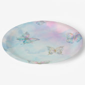 Droom Betoverd om je vlinder te ontmoeten Papieren Bordje (Gekanteld)