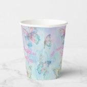 Droom Betoverd om u te ontmoeten Butterfly Baby sh Papieren Bekers (Rechts)