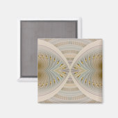 Droom binnen een droom Abstract Chevron Pattern Magneet (Voorkant / Achterkant)