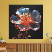 Droom bloem canvas afdruk (Insitu (Woonkamer))