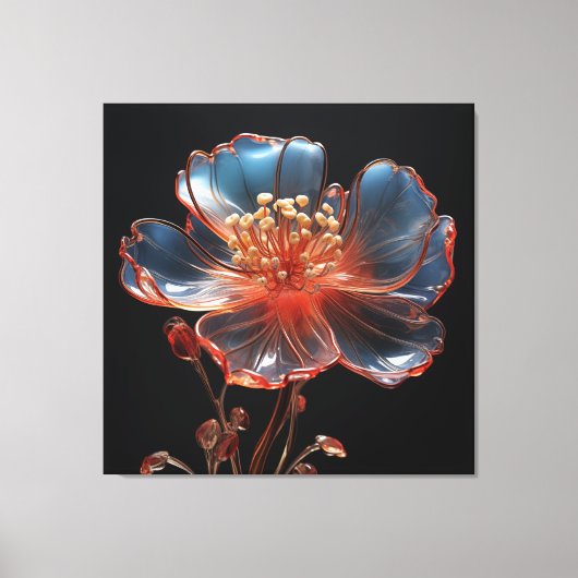 Droom bloem canvas afdruk (Voorkant)