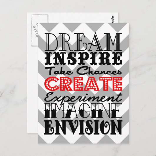 droom briefkaart (Voorkant / Achterkant)