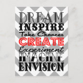 droom briefkaart (Voorkant)