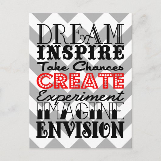 droom briefkaart (Voorkant)