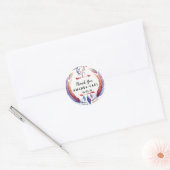 Droom Catcher Veer Pijl Boho Bruiloft Dank u Ronde Sticker (Envelop)
