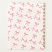 Droom dagelijkse planner met roze lint (Achterkant)