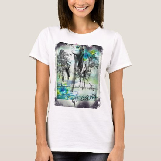 Droom Dames Basic T-Shirt (Voorkant)