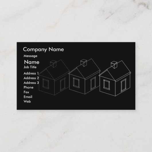 Droom Design Visitekaartje (Voorkant)