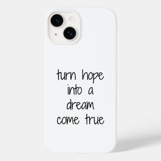 Droom die uitkomt iPhone-hoesje Case-Mate iPhone Case (Achterkant)