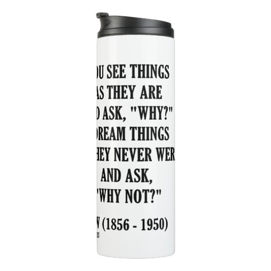 Droom dingen die ze nooit hebben gevraagd waarom n thermosbeker (Geroteerd rechts)