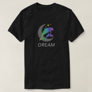 Droom (Dolphins, Moon, Stars) zoet T-shirt