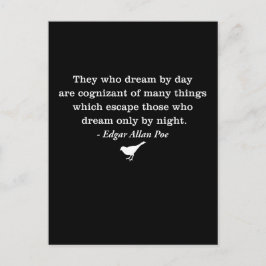 Droom door Dag Poe Quote Briefkaart