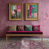 Droom Dynastie Chinoiserie Patchwork Collage Tissuepapier