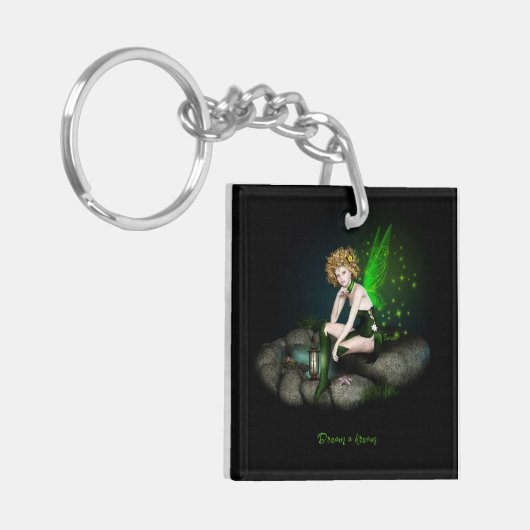 droom een droom sleutelhanger (Voorkant Links)