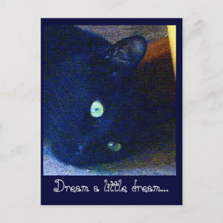 Droom een klein droom briefkaart