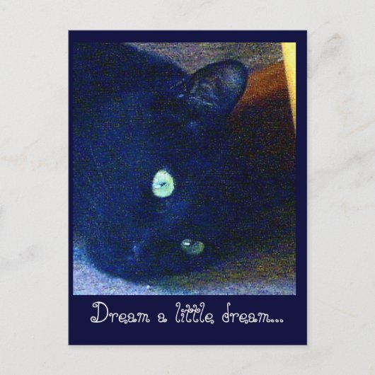 Droom een klein droom briefkaart (Voorkant)