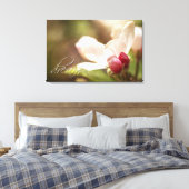 Droom een kleine droom - Apple Blossom - Canvas Ar (Insitu (Slaapkamer))