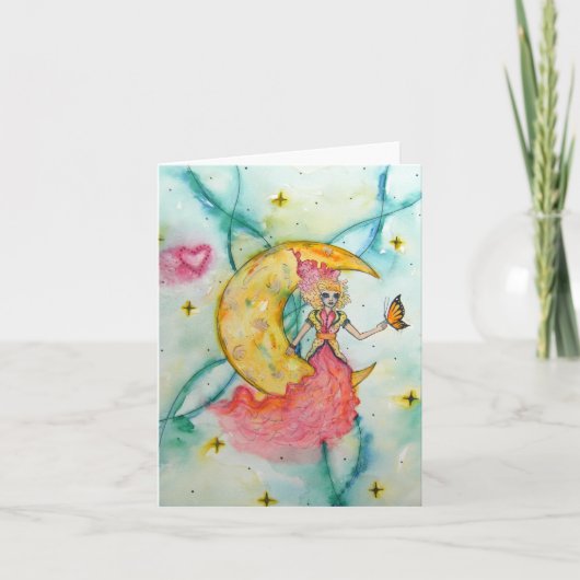 Droom een kleine droom Notecard Kaart (Voorkant)