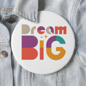 Droom een vleugje inspiratie ronde button 6,0 cm (In situ)