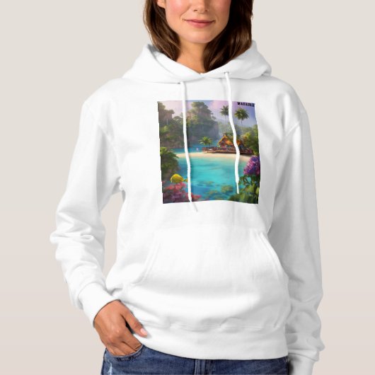 Droom Eiland Hoodie (Voorkant)