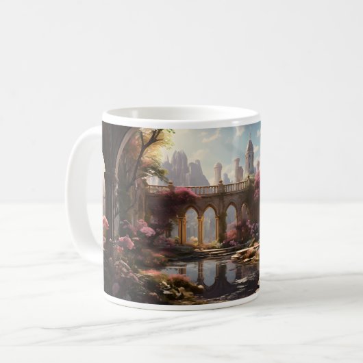 Droom en bloementuin koffiemok (Voorkant links)