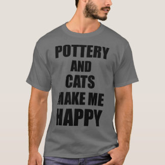 Droom en katten maken me blij met grappig cadeauid t-shirt