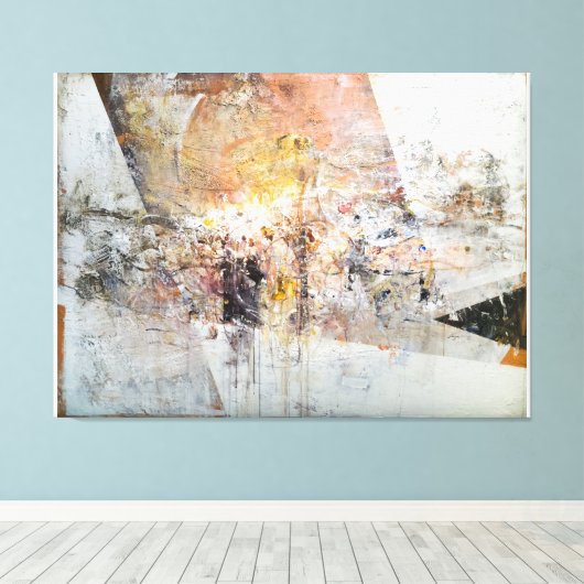 Droom en realiteit canvas afdruk (Insitu (Houten vloer))