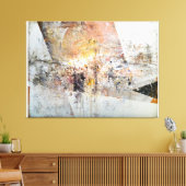 Droom en realiteit canvas afdruk (Insitu (Woonkamer))