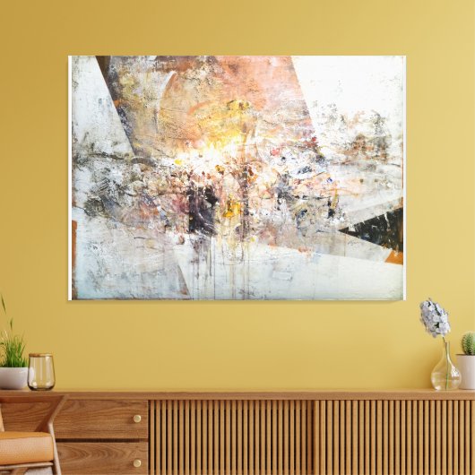 Droom en realiteit canvas afdruk (Insitu (Woonkamer))