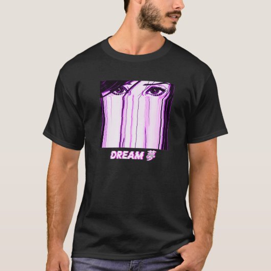 Droom Esthetische Vaporwave 90's T-shirt (Voorkant)