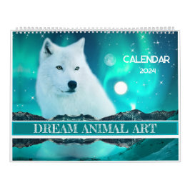 Droom fantasy kunst dier kalender