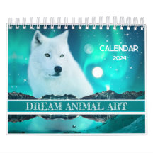 Droom fantasy kunst dier kalender