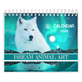 Droom fantasy kunst dier kalender