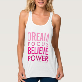 DROOM. FOCUS . GELOOF. POWER Fitness-Tanktop Tanktop