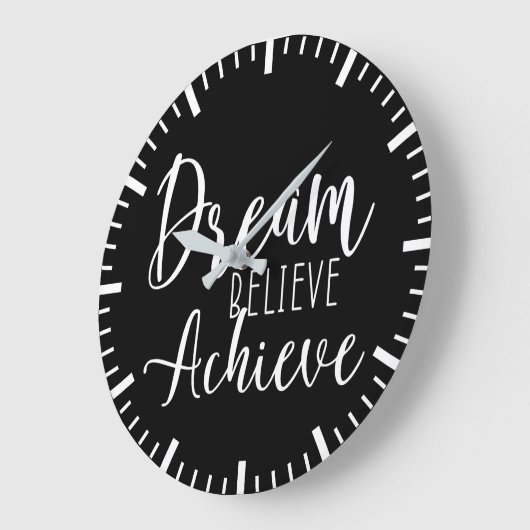 Droom, geloof, bereik - Gym, drukte, succes Grote Klok (Hoek)