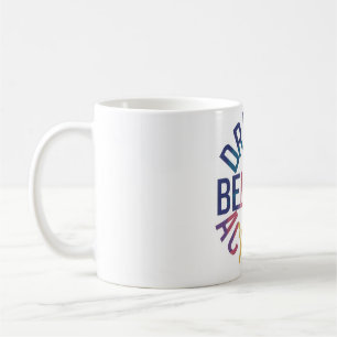 Droom, geloof, bereik Inspirerend Koffiemok