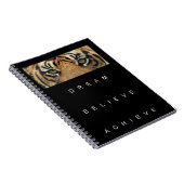 Droom Geloof Bereik Motivatie Inspirerend Notitieboek (Rechterzijde)