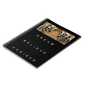 Droom Geloof Bereik Motivatie Inspirerend Notitieboek (Linkerzijde)