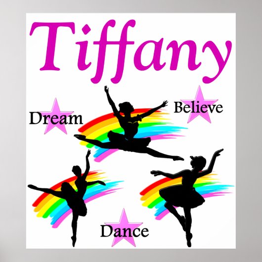 DROOM, GELOOF, DANS GEPERSONALISEERD POSTER (Voorkant)