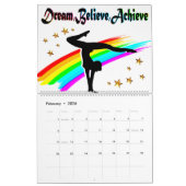 DROOM, GELOOF EN BEREIK EEN GYMNASTIEKKALENDER KALENDER (Feb 2026)