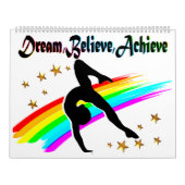 DROOM, GELOOF EN BEREIK EEN GYMNASTIEKKALENDER KALENDER (Hoes)