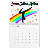 DROOM, GELOOF EN BEREIK EEN GYMNASTIEKKALENDER KALENDER (Jan 2026)