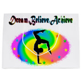 DROOM, GELOOF EN BEREIK GYMNASTISCHE DREAMS LARGE CADEAUTASJE (Voorkant)