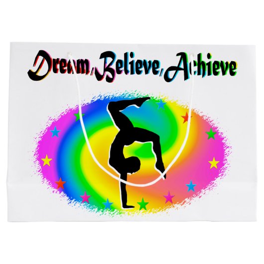 DROOM, GELOOF EN BEREIK GYMNASTISCHE DREAMS LARGE CADEAUTASJE (Achterkant)