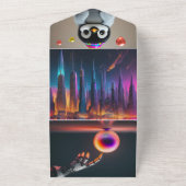 "Droom Geloven Bereiken" Kinder Uitnodigingskaart All In One Uitnodiging (Buitenkant)