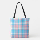 Droom Geruite Schoudertassen Tote Bag (Achterkant)