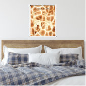 Droom Giraffes Canvas Afdruk (Insitu (Slaapkamer))