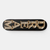 Droom Goud Diamant Skateboard (Horizontaal)