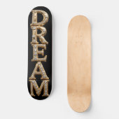 Droom Goud Diamant Skateboard (Voorkant)
